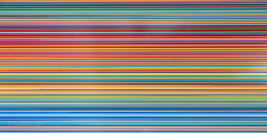 Multicolor vertical stripes